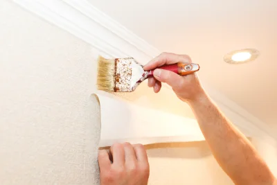 Pose de papier peint à Strueth — revêtements muraux et toiles de verre